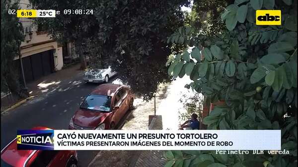 Video: Cayó nuevamente un presunto tortolero - ABC Noticias - ABC Color
