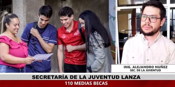 SECRETARÍA DE LA JUVENTUD LANZA 110 MEDIAS BECAS - Itapúa Noticias