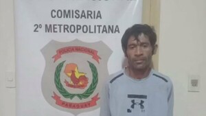 Cae sospechoso de robar G. 94 millones de una vivienda en Asunción