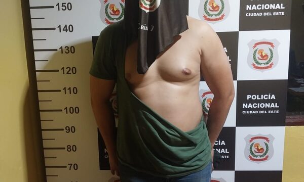 Ebrio resistió a control policial