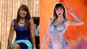 Celeste Amarilla ombopochy a fans de Taylor Swift