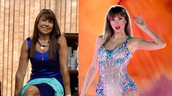 Celeste Amarilla ombopochy a fans de Taylor Swift
