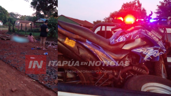 TRÁGICO ACCIDENTE EN CAMINO VECINAL DE SAN ANTONIO YPEKURU - Itapúa Noticias