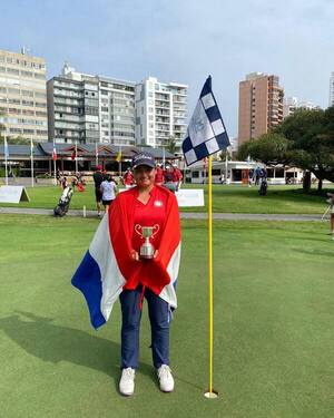 La golfista paraguaya Nara Takahashi fue subcampeona en Lima - La Tribuna