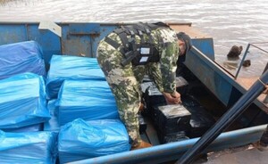 Incautan marihuana y cigarrillos en Puerto Indio