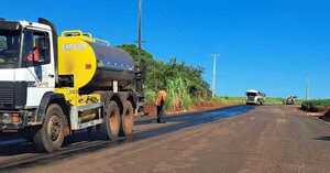 AVANCE DEL 77% EN LA PAVIMENTACIÓN ASFÁLTICA DEL ACCESO A PUERTO CAMPICHUELO EN ITAPÚA - Itapúa Noticias