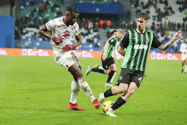 Zapata rasca un empate ante el Sassuolo - Fútbol Internacional - ABC Color