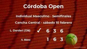 Luciano Darderi gana en las semifinales del torneo de Córdoba - Tenis - ABC Color