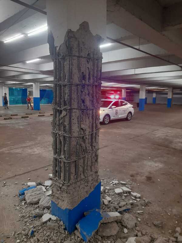 Clausuran shopping de Ciudad del Este ante derrumbe de un pilar - ADN Digital