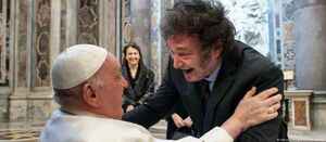 Papa Francisco y Milei se ven por primera vez en el Vaticano