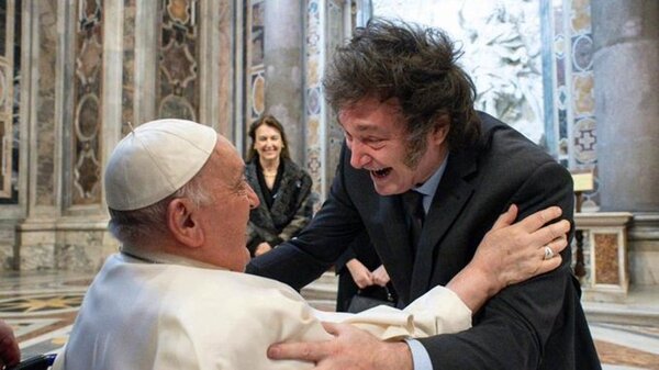 Francisco y Milei se ven por primera vez en el Vaticano - ADN Digital