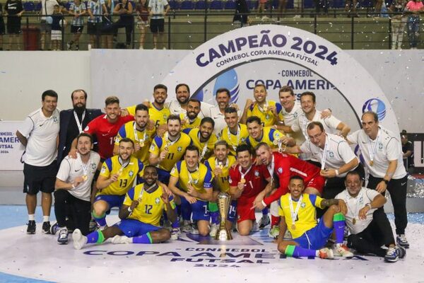 Pobre adios albirrojo, goleado por Venezuela en Copa América de futsal que ganó Brasil