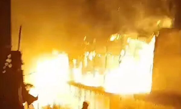 Siete viviendas precarias se incendiaron en Sajonia