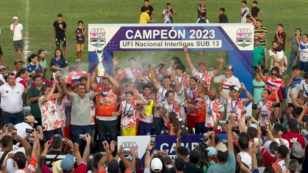 Amambay se corona campeón del Nacional de Fútbol Sub 13