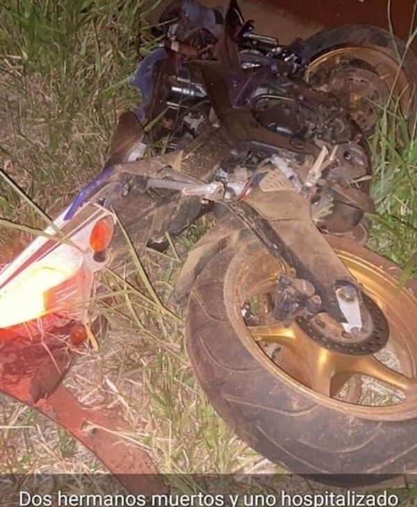 Hermanos mueren en violento accidente