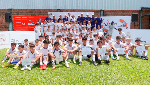 Ganaron todos: Más de 180 chicos se sintieron campeones con la Clínica de Entrenamiento de la Fundación Real Madrid