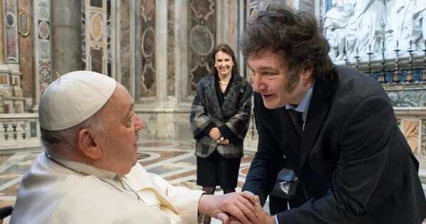 La Nación / Encuentro del papa y Milei, en la canonización de santa argentina