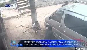 Entre tres rodearon y asaltaron a un motobolt en Asunción | Telefuturo