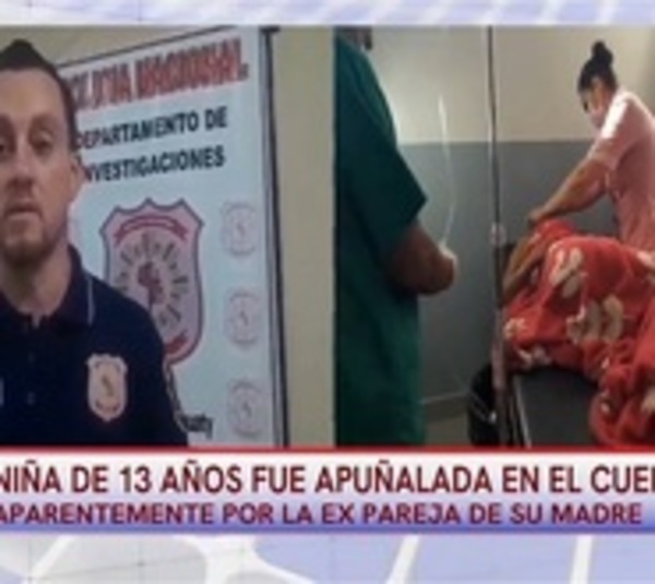 Menor de 13 años fue herida de un cuchillazo en el cuello - Paraguay.com