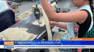 Autoridades del Ministerio de Justicia se reunieron con empresas maquiladoras del Alto Paraná