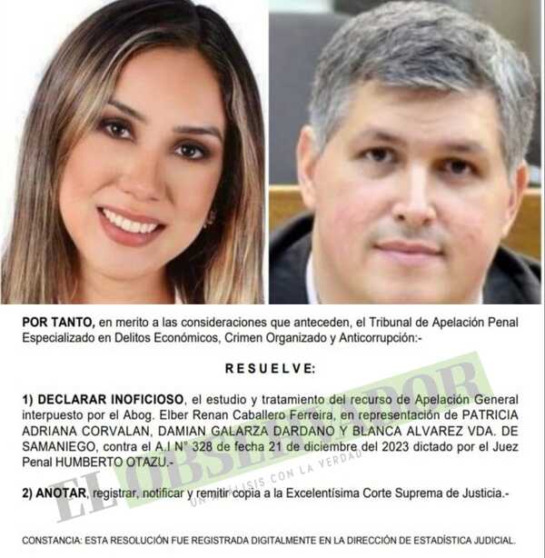 Cámara confirma imputación a diputado Esteban Samaniego y su esposa