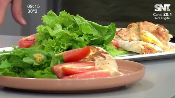 La cocina de Cada Día: ''Calzón relleno de pollo'' - SNT