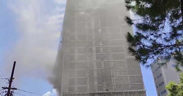 La Nación / Ciudad del Este: reportan incendio de grandes proporciones en un edificio
