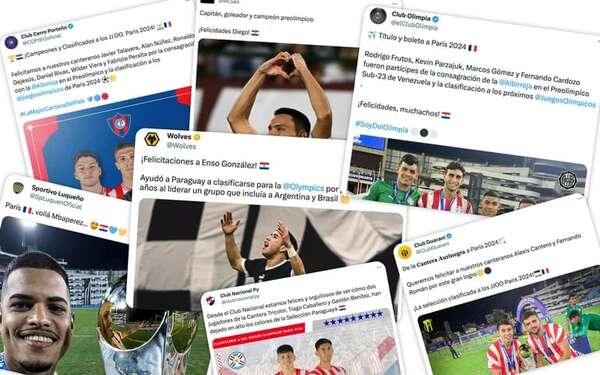 Los clubes felicitaron a sus campeones en el Preolímpico - Selección Paraguaya - ABC Color