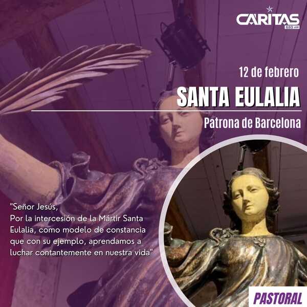 Joven Mártir Santa Eulalia: Un Ejemplo de Valentía y Fe - Portal Digital Cáritas Universidad Católica
