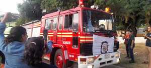 ¡Reducto recibe un carro hidrante gracias a la colaboración de la comunidad! » San Lorenzo PY