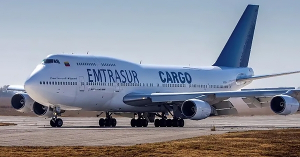 Agentes de Estados Unidos decomisaron avión venezolano-iraní retenido en Argentina