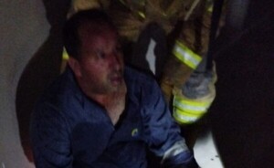 Incendio en el centro: rescataron a todos los obreros del edificio