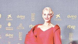 Impecable alfombra roja en los Goya