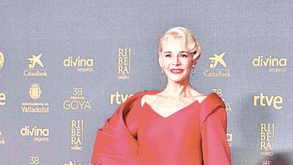 Impecable alfombra roja en los Goya
