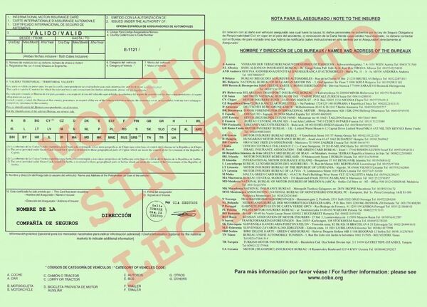 Exigencia de la CARTA VERDE, es totalmente FALSO
