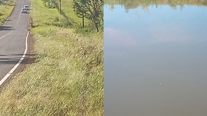 Federico Chávez: Vehículo cayó a un arroyo y conductor se salvó milagrosamente