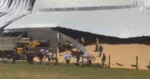 La Nación / Itapúa: tras derrumbe de silo, trabajador herido está fuera de peligro