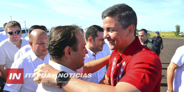 LA VISITA DE SANTIAGO PEÑA REFLEJA UN IMPORTANTE RESPALDO PARA EL VII DEPARTAMENTO - Itapúa Noticias