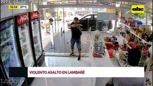Video: imágenes del violento asalto en Lambaré - Crimen y castigo - ABC Color