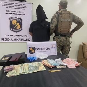 PJC: Detienen a supuesto microtraficante con drogas y altas sumas de dinero en Villa Guillermina