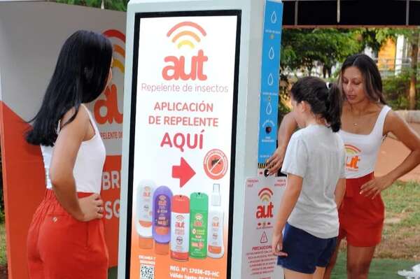 AUT habilitó un dispensador de repelente - Empresariales - ABC Color