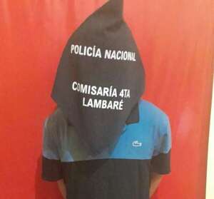 Aprehendieron a un hombre sindicado como presunto autor de varios robos en Lambaré - Policiales - ABC Color