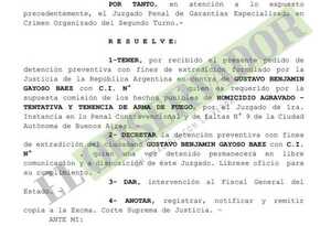 Argentina requiere extradición de paraguayo por intento de homicidio a oficiales 