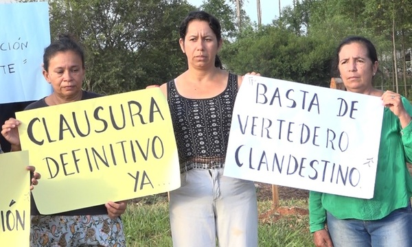 Vecinos afectados por contaminación de vertedero clandestino exigen cierre definitivo del lugar