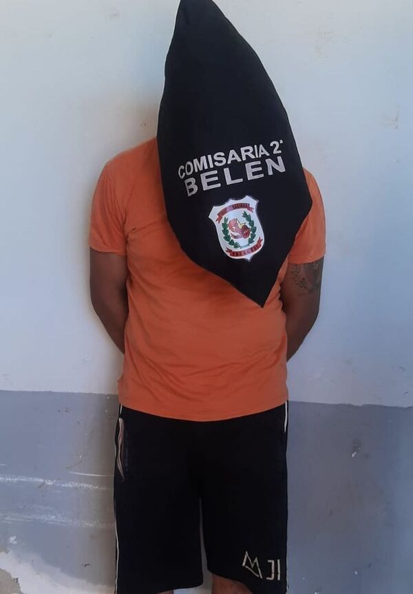 Policía aprehende a hombre que atropelló Comisaría en Belén