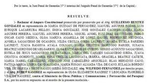Rechazan amparo de afectados por proyecto gubernamental del tren de cercanías