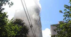 La Nación / Cortocircuito en el piso 10 habría iniciado el incendio de edificio esteño