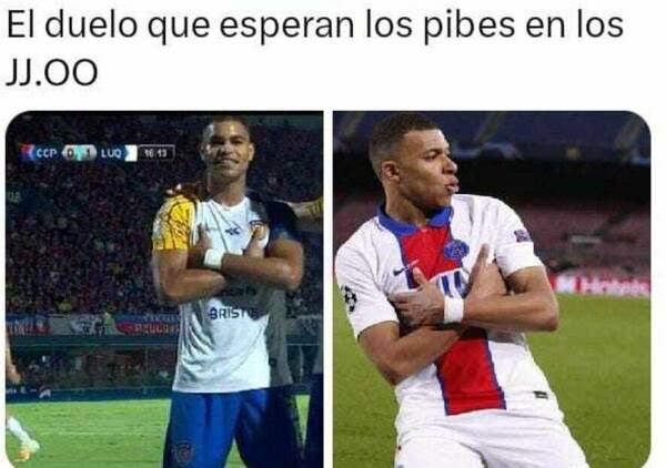 Saltan los memes del encuentro en París entre Mbapérez y Mbappé