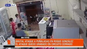 Brutal agresión dentro de una bodega en Paraguarí | Telefuturo