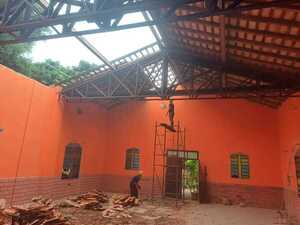 Itaipu repara templo de Cristo Rey de la compañía sanjosiana de Arazapé - Noticiero Paraguay
